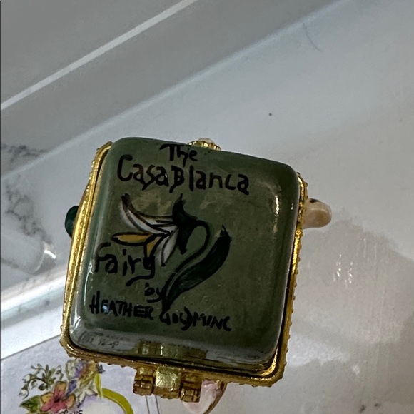 Clay works Fairy Tales 2003 Casablanca by Heather Goldminc fairy trinket box Y2K - Picture 4 of 11